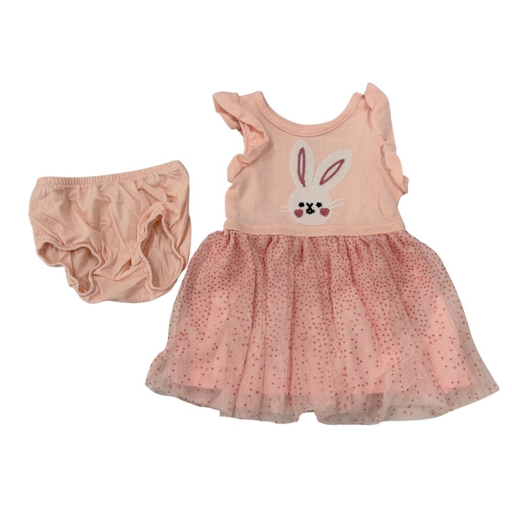 CAT & JACK Tulle Bunny Dress 12M (1463)